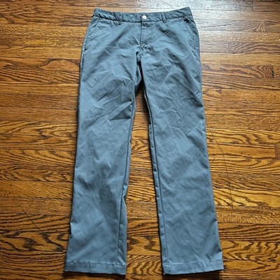 Bonobos Maide Golf Performance Chinos Men's Grey Flat Front Stretch Pants 30x30