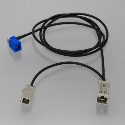 HRS Grey GT5-1PP to 1S 90-degree Fakra C Blue GPS Antenna Car Android Navigation