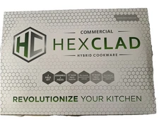 HexClad 12” & 10” Hybrid 2-Piece Cookware Sauté Pans with Stay-Cool Handle BNIB