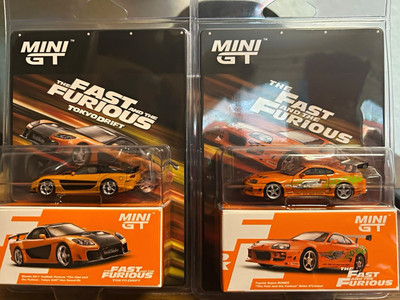 MINI GT 2026 Exclusive MDX Fast & Furious Supra & RX-7 Set