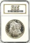 1882-CC MORGAN SILVER DOLLAR NGC MS63 DPL