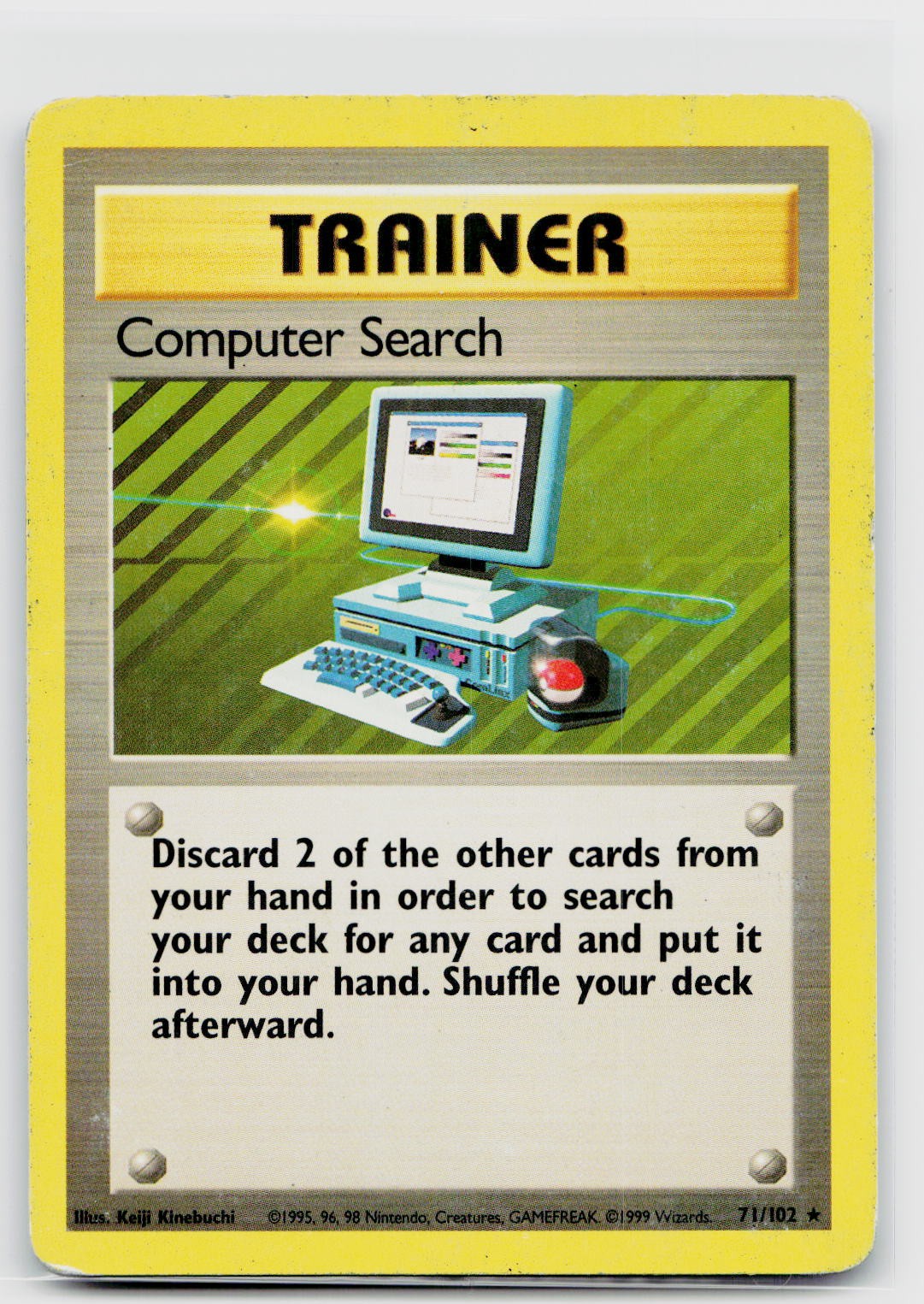 Computer Search 071/102 Base Set Rare HP