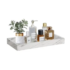 Bathroom Kitchen Countertop Organizer Tray, Elegant Vanity Cosmetic Counter T...