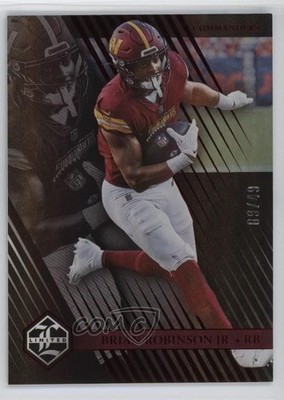 2023 Panini Limited Ruby Spotlight 9/49 Brian Robinson Jr #98 1cz3