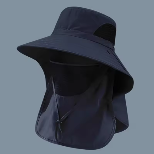 Wide Brim Sun Hat UV Protection Bucket Cap For Hiking Camping Fishing Safari Men - Picture 12 of 19