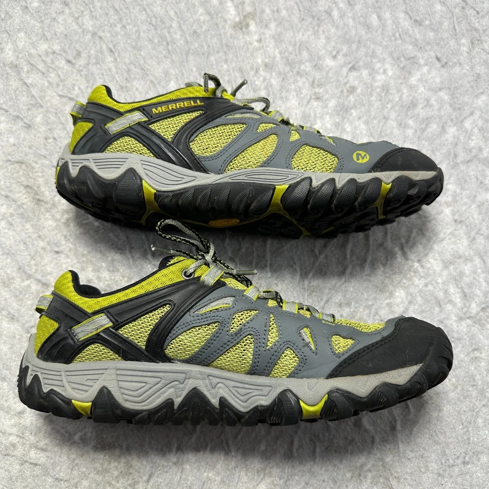 Туфли туристические Merrell All Out Blaze Aero спортивные зеленые серые женские размер США 9,5 - Изображение 3 из 4