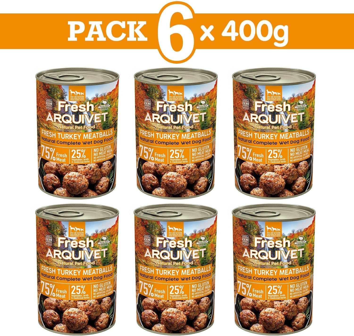Gourmet Dog Meatballs Turkey & Pumpkin - Arquivet Premium Selection - 2