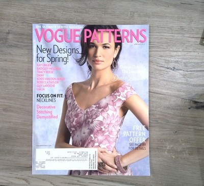 VOGUE PATTERNS June/July 2014 Magazine New Designs Spring Sewing