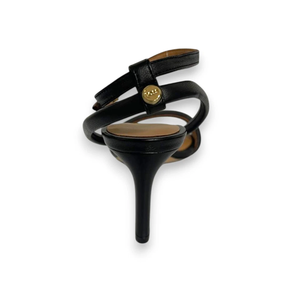 Sandalias Boss Janet 70 BENA para mujer negras tacón talla 7 EU 37 precio de venta sugerido por el fabricante 270 USD Foto 3 de 4