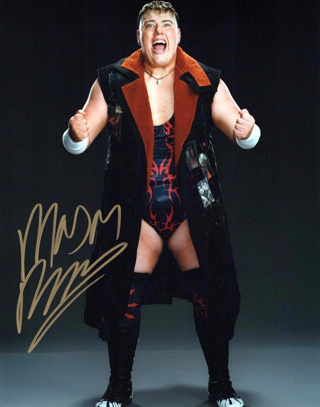 Mason Rook  8x10 Photo SIGNED AUTOGRAPHED WWE NXT Will Kroos NXTUK