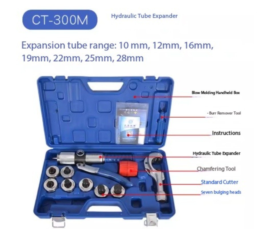 CT-100AL Tube Expander for Air Conditioning Copper Tubes - Cup-Type Mouth Flarin