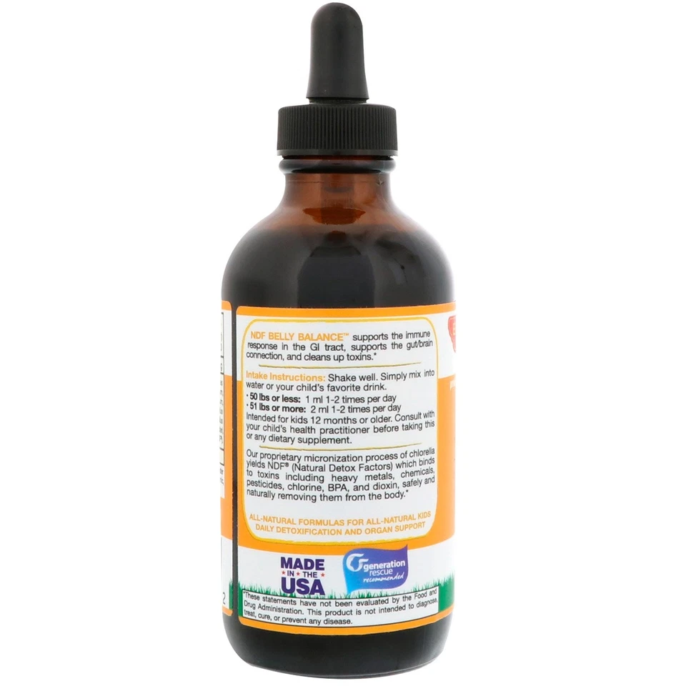 Kids, NDF® Tummy, 11-Strain Probiotic Blend, Raspberry, 4 fl oz (118 ml) - Image 3 of 3