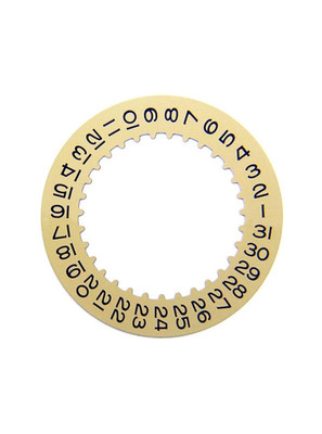 Genuine Rolex Champagne Date Disc Part# 16100 For Datejust & Sub Cal 3135 #12463