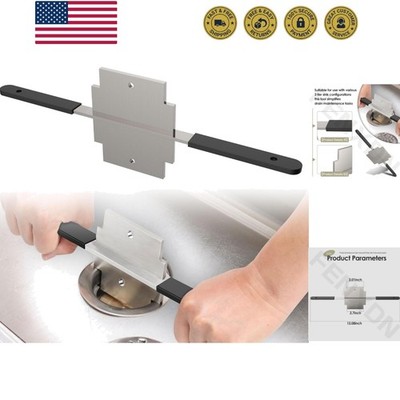 Heavy Duty Waste Drain Tool for 3 Tier Commercial Sinks - Twist and Lever Dra...