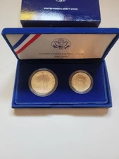 U.S. Liberty Coins Ellis Island 1886-1986 Proof Set Silver Dollar