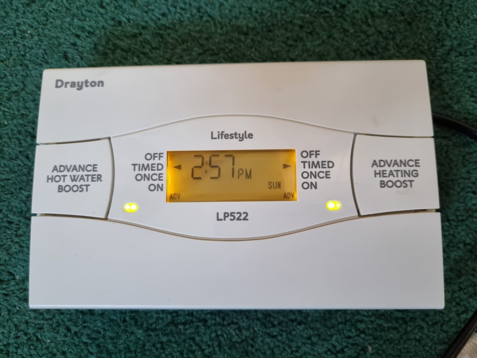 Drayton Lifestyle LP522 heating timer programmer