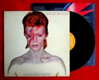 DAVID BOWIE - ALADDIN SANE - 3T/3T UK 1973 1st PRESS 12" VINYL LP VG+/VG+