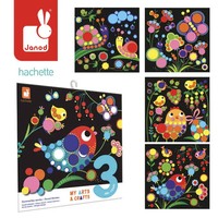 3700217391461 Janod Zestaw Kreatywny OkrąGłE Naklejki My Arts & Crafts 3+ Janod