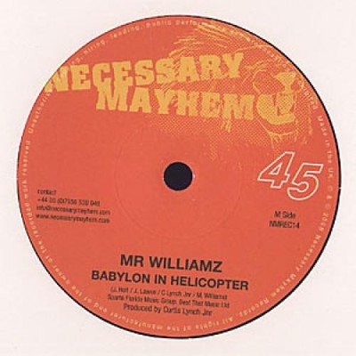 YT / Mr Williamz - Write Some Lyrics / Babylon In Helicopter (7'') (Very Good Plu