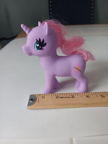 80s Vintage Gi-Go Wonder Pony Purple & Pink Star & Rainbow Unicorn Toy Figure - Picture 9 of 9