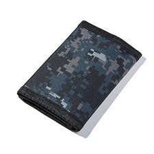 Kids Wallets for Boys Girls Teen,Cheap Trifold wallet for 4-6-8 Blue Checkers