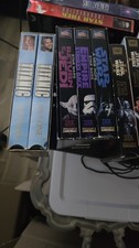 Lot Of 9 VHS TAPE MOVIES STARWARS EPISODES 1-5 TITANIC STAR TREK