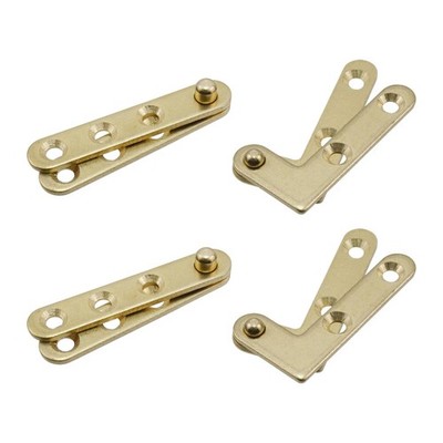 T Tulead Door Pivot Hinges Cabinet Rotating Hinge Fitting Brass Gold