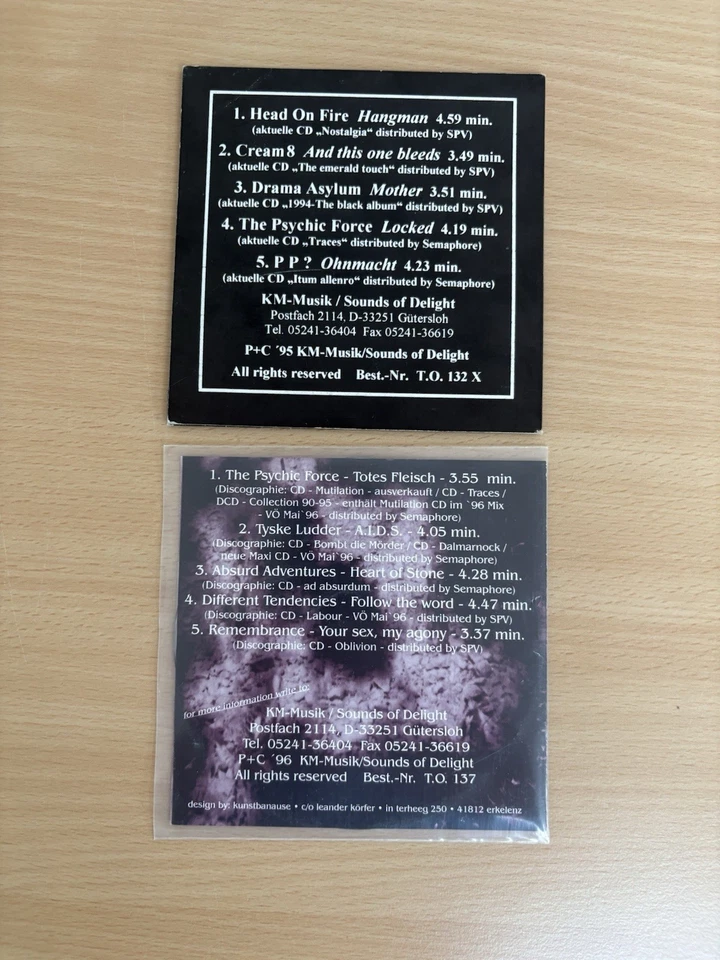 Sounds Of Delight (KM Musik| EBM Industrial Gothic Dark Wave  |KULT Sampler 90er - Bild 2 von 2