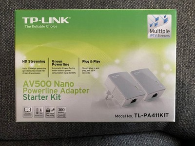 TP-Link AV500 Nano Powerline Adapter Starter Kit komplett in sehr gutem Zustand