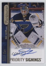 2015 Upper Deck Fall Expo Parkhurst Priority Signings 32/50 Jake Allen Auto 2a8