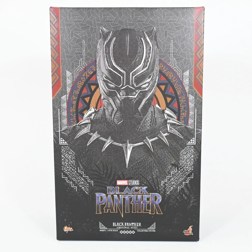 Figura de acción Hot Toys MMS671 Black Panther traje original escala 1/6 - Imagen 2 de 4