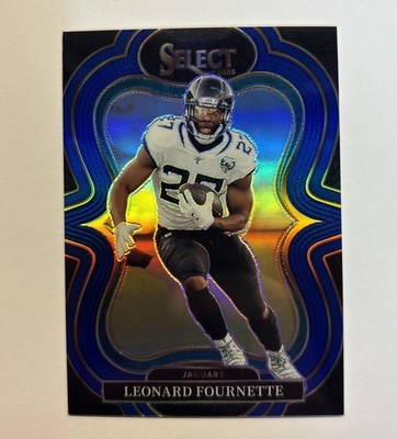 2025 Select Football LEONARD FOURNETTE  #350 Suite Level Blue Prizm /99 Jags