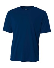 A4 N3142 Mens 100% Polyester Short Sleeve Cooling Performance Tee Stylish Tshirt