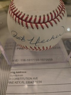 Bob Uecker Autographed Baseball
