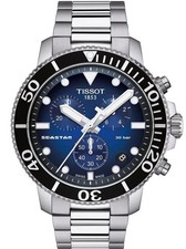 Tissot T120 Seastar 1000 Blue Dial Chronograph - Model T120.417.11.041.01