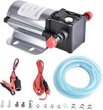 12V Fuel Transfer Pump Kit Fits Electric Self-Priming Gasoline Diesel Kerosene