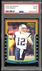 Tom Brady Rookie Card 2000 Bowman #236 PSA 9