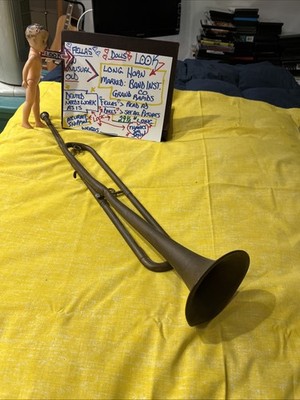 Antique Band Instrument Co  USA  Old Unusual Horn  Sold By Non Expert As Is 30 