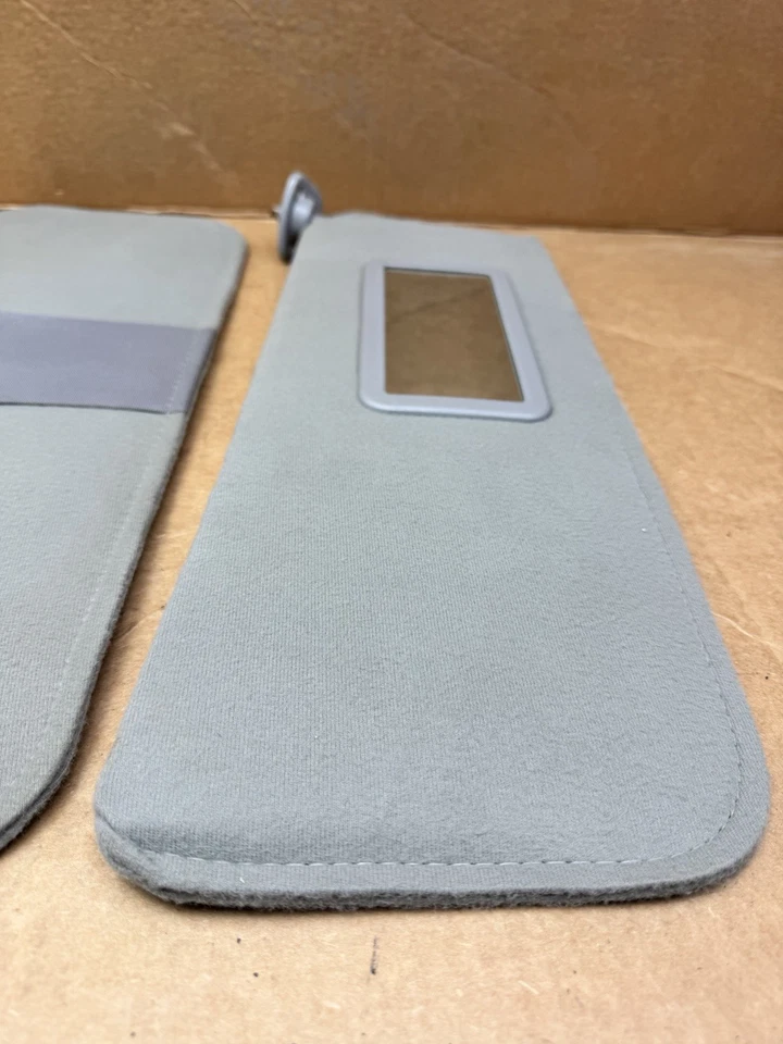 1988-1999 Chevrolet Silverado GMC Sierra грузовик комплект солнцезащитных козырьков x 2 серый ткани OEM - Изображение 4 из 4