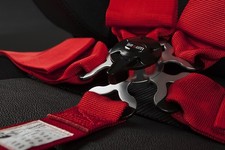 Braum Racing 5 Point 3 Sfi Approved Racing Harness - Red - Each