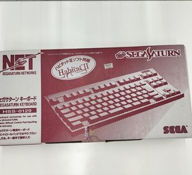 SEGA Saturn Keyboard HSS-0129 Used with scratches & missing accessories