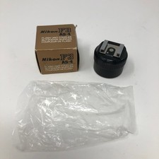 Nikon AS-4 Flash Unit Hot Shoe Gun Coupler For F3 HP F3T w/Box VGC VTG Camera