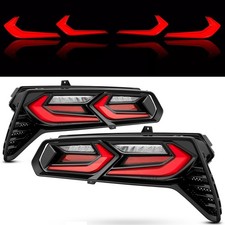 For 2014-2019 Chevy Corvette C7 Led Tail Lights W Sequential Turn Signal Red For 2014-2019 Chevy Corvette C7 Led Tail Lights W Sequential Turn Signal Red