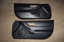 1993-1997 Honda Civic Del Sol OEM  Door Panels Card All Black Pair 96-97