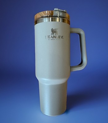Stanley Quencher H2.0 FlowState Tumbler 40 Oz New Without Tags Gray No Straw