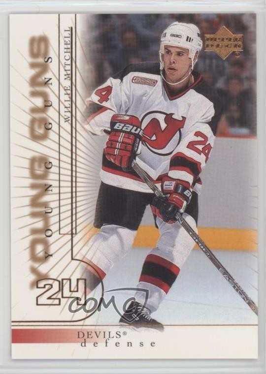 2000-01 Upper Deck Young Guns Willie Mitchell #188 Rookie RC 2vh