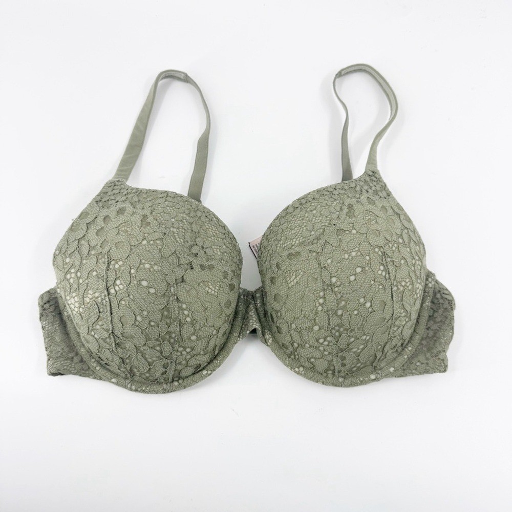 ✅ Victoria's Secret Body By Victoria Lined Perfect Coverage Bra SIZE 34D