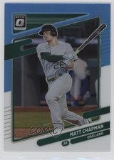2021 Panini Donruss Optic Carolina Blue & White Prizm Matt Chapman #173 11pj
