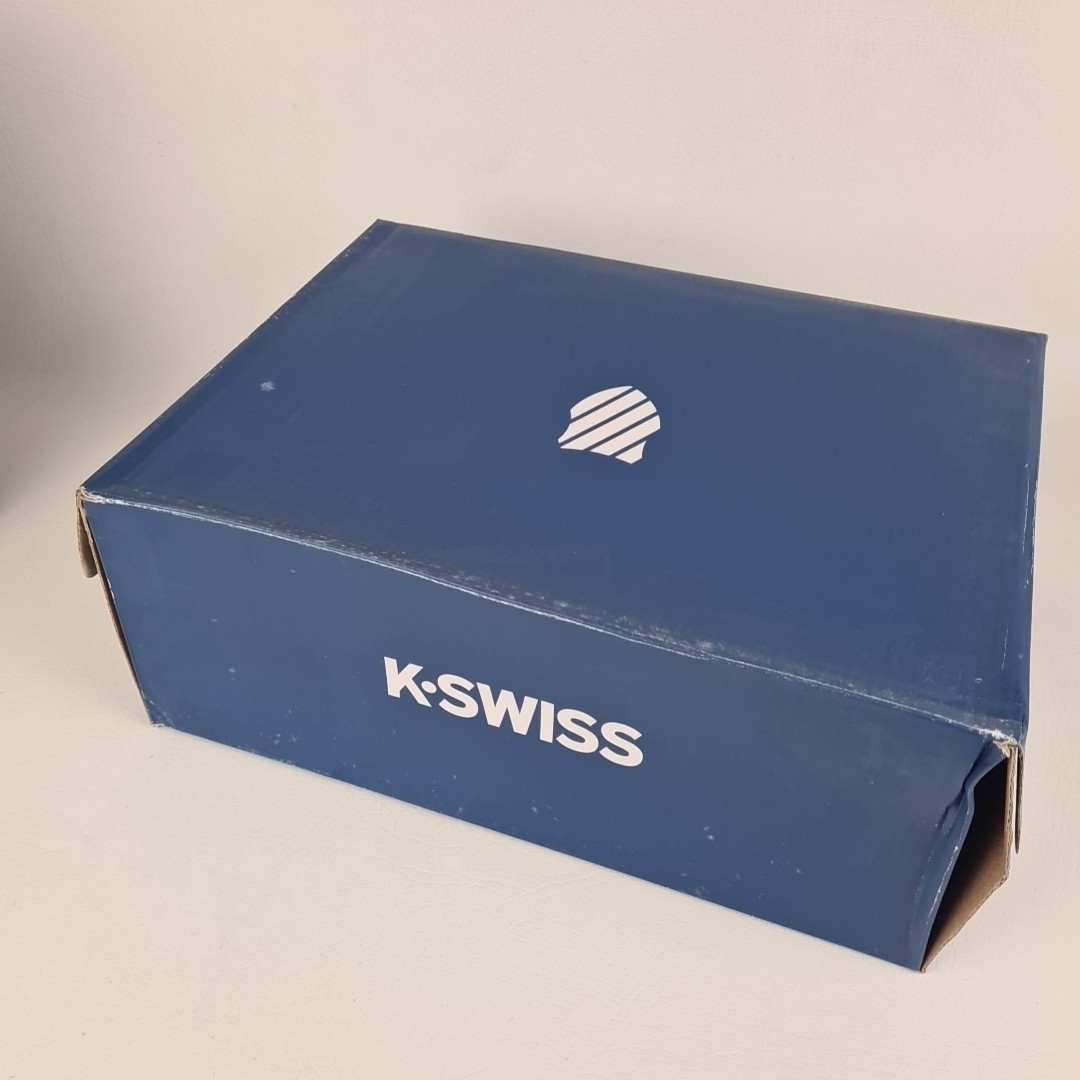 🚨 K-Swiss Classic VN Men Shoes 03343-140- M Sneakers Leather White Rare Size 10 - Picture 10 of 10