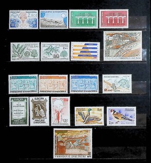ANDORRE FRANCAIS LOT 18 TIMBRES NEUFS DE 1984/85. BONNE VALEUR